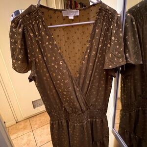 Michael Kors dress women’s size M - New with Tag - Smoky Olive Color